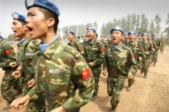 Pour montrer sa bonne volonté au Darfour, Pékin exhibe ses Casques bleus